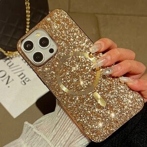 Sparkling Gold Glitter Phone Case